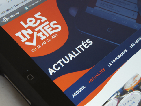 Site Internet – Festival Les Invites